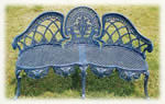 Victorian cast iron bench
